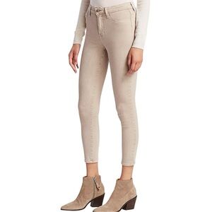 L’AGENCE Margot High-Rise Ankle Skinny Jeans in Biscuit Size 25